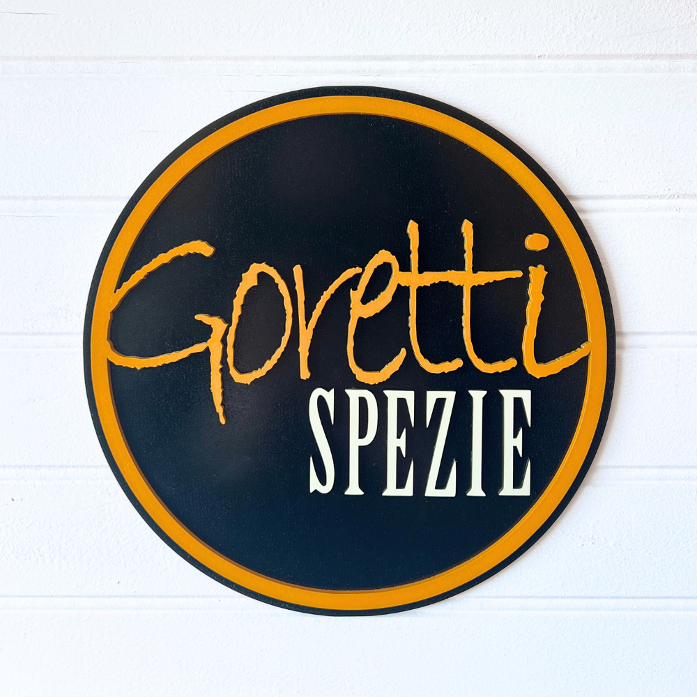 Letrero Relieve Logo Circular