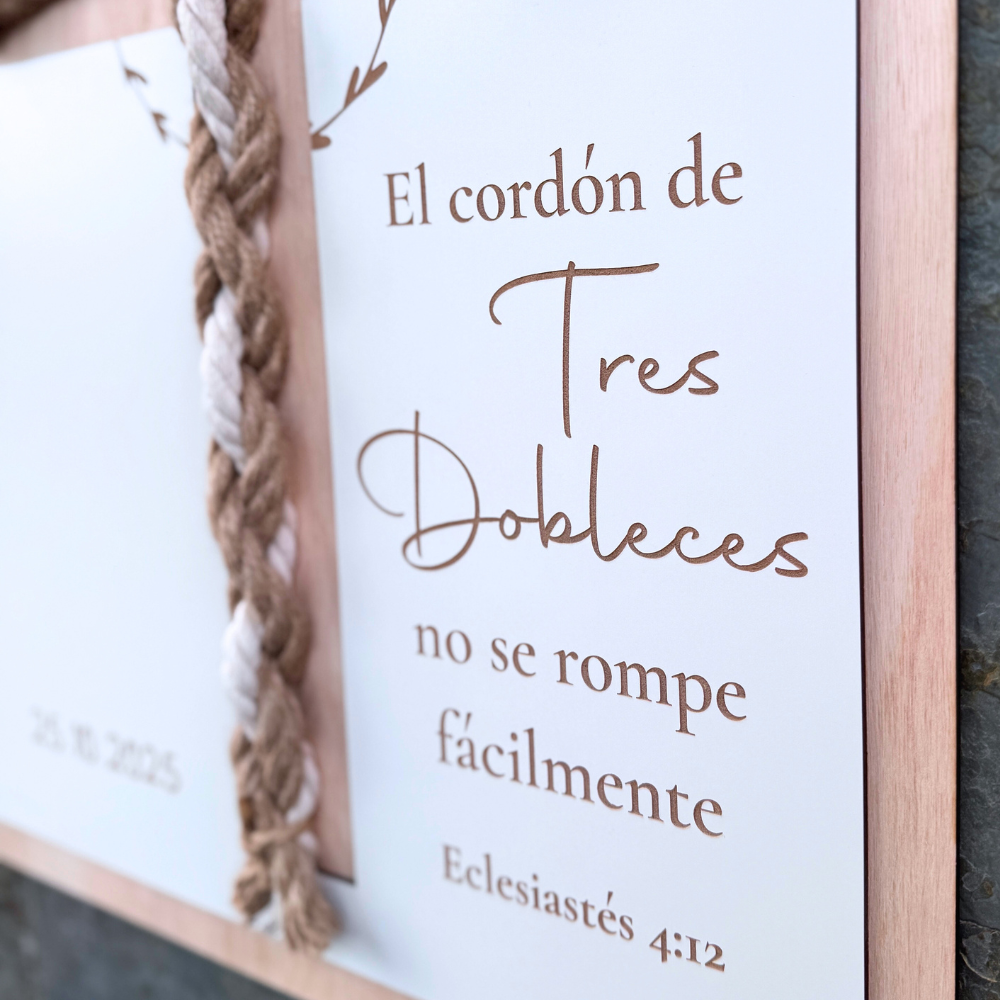 Cartel Cuerda Tres Hilos