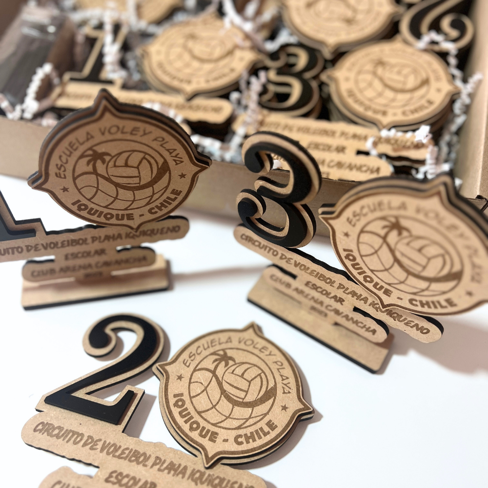 Trofeo Números Personalizado