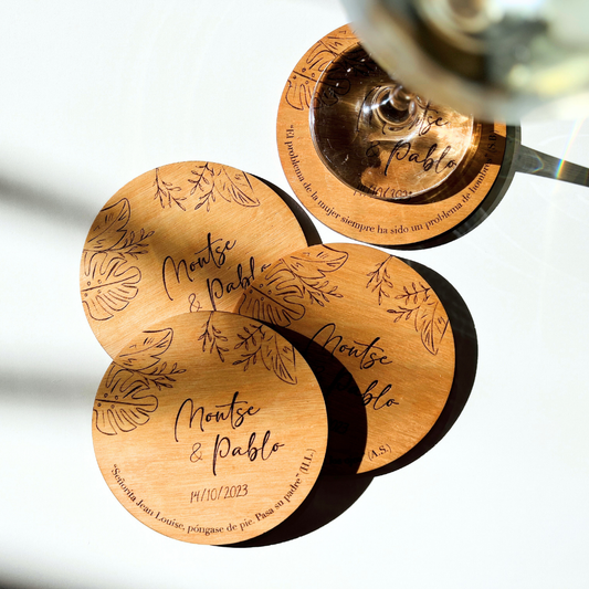 Recuerdos Posavasos Personalizados