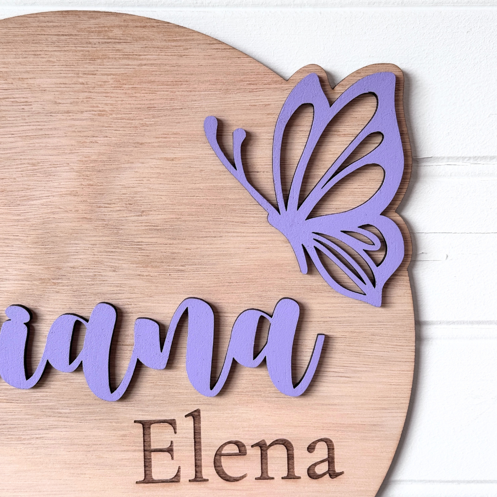 Cartel Nombre Mariposa