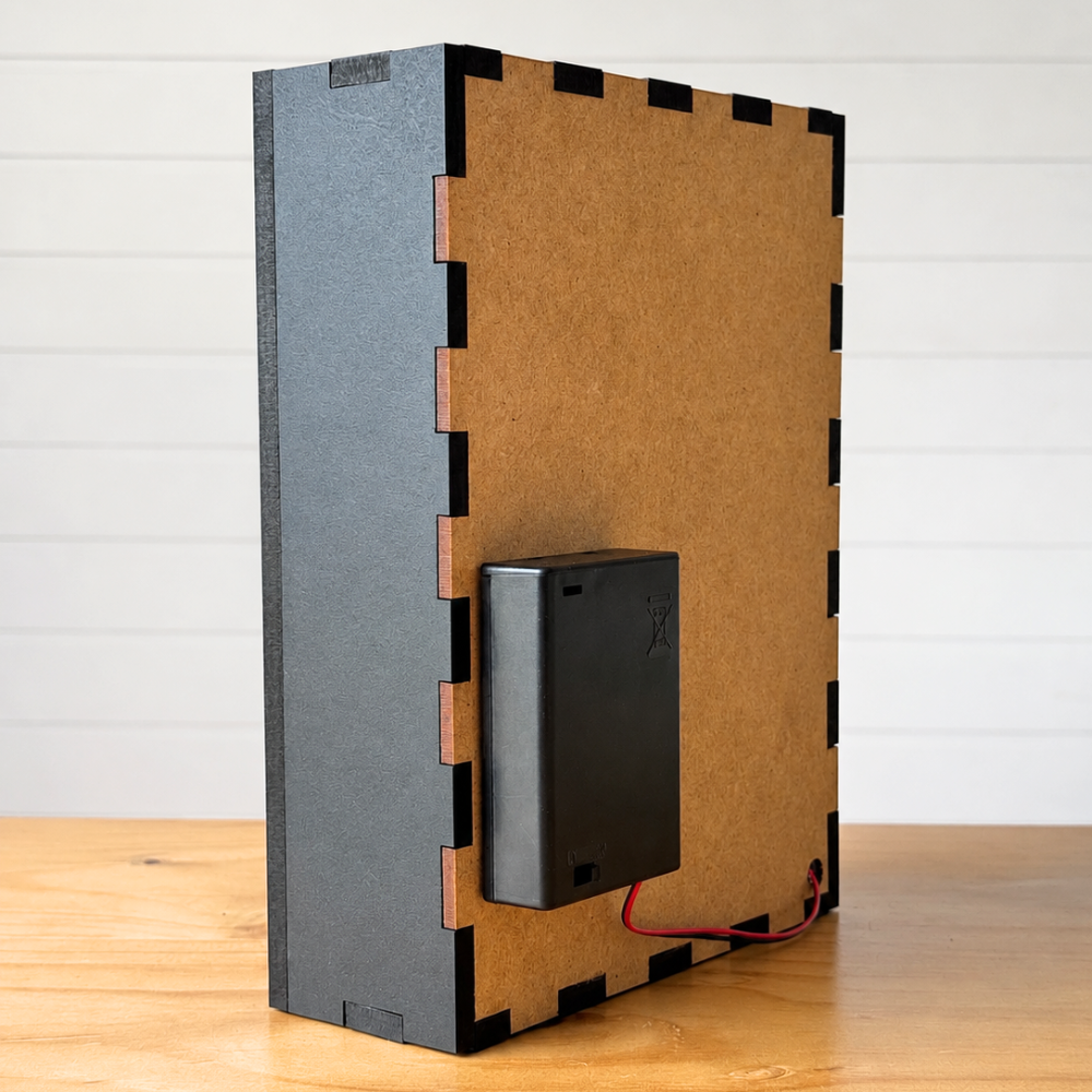 Caja LED con fotos
