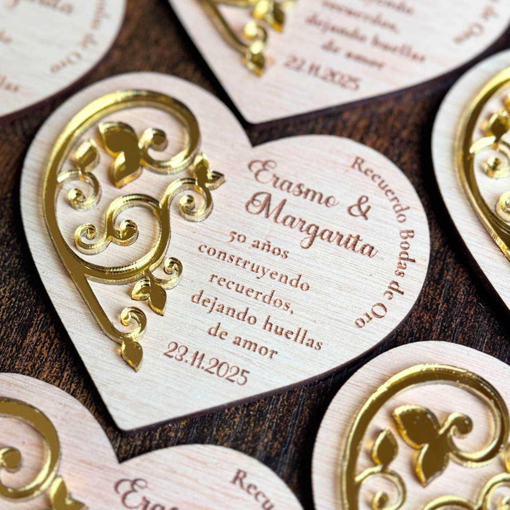 Recuerdos Bodas Oro / Plata