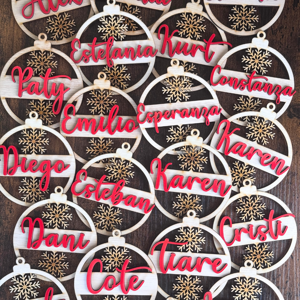 Esferas Navidad (relieve color)