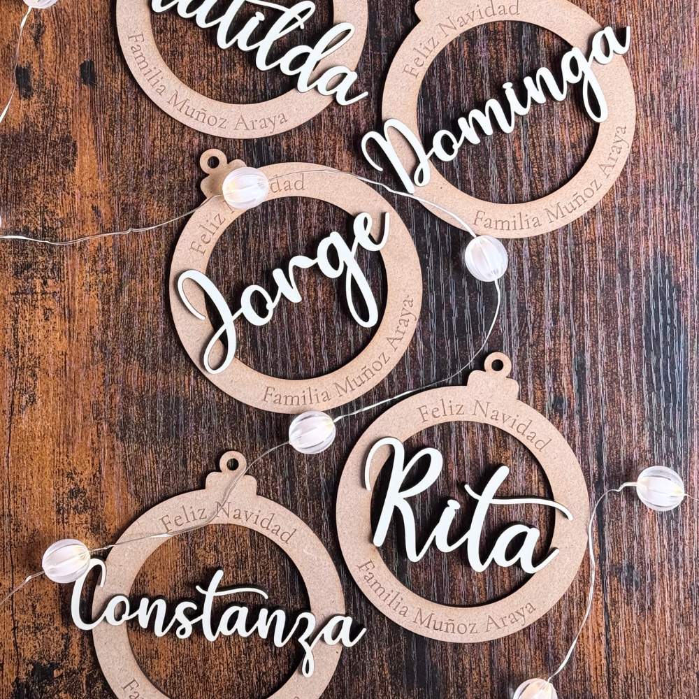 Esferas Navidad (relieve simples)