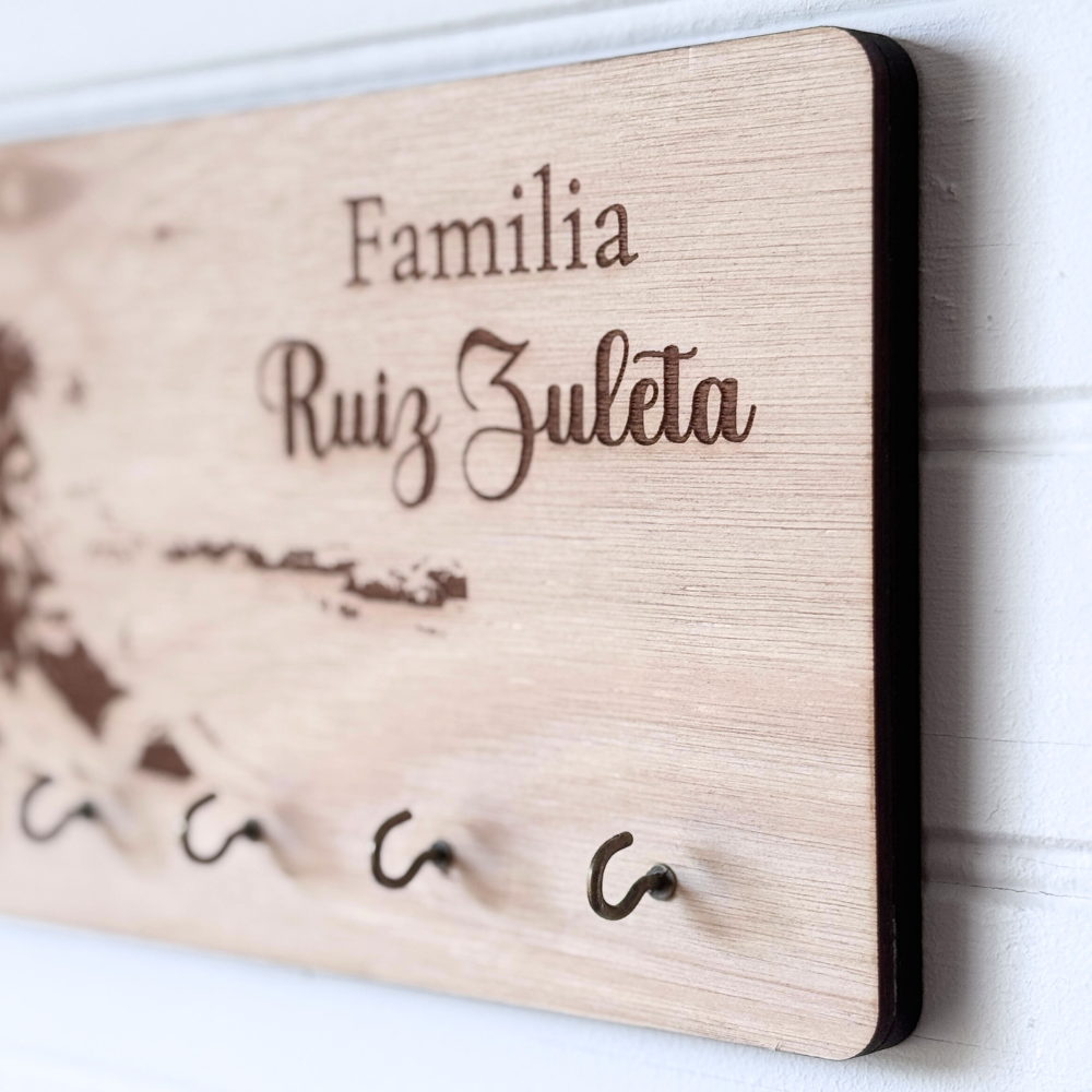 Portallaves Grabado Personalizado