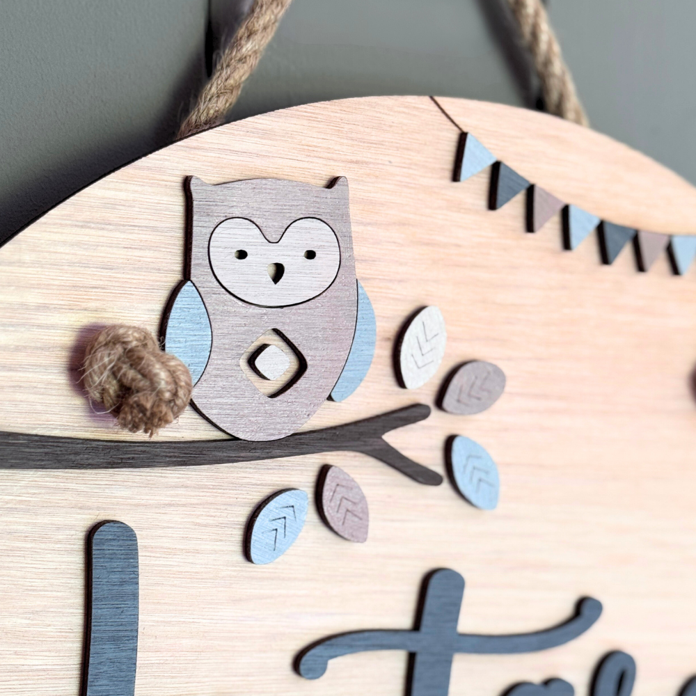 Cartel Nombre Animales Bosque