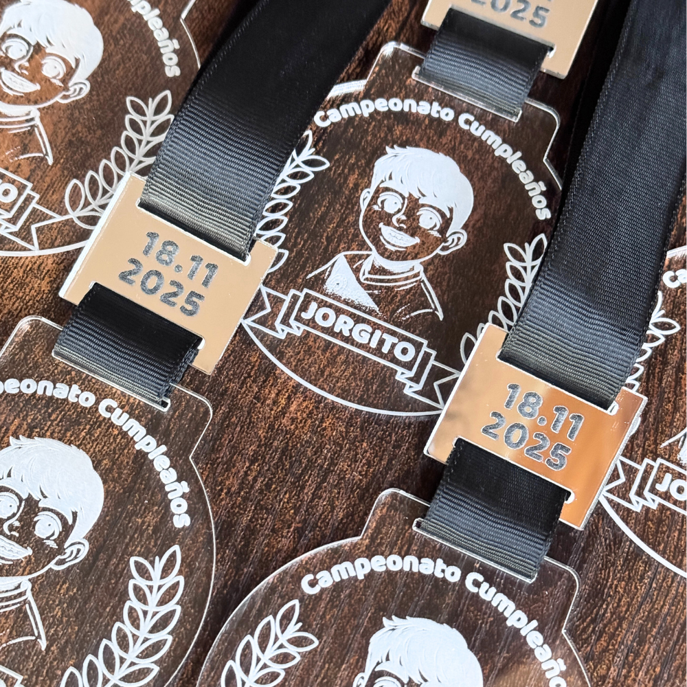 Medallas Personalizadas con Pasador