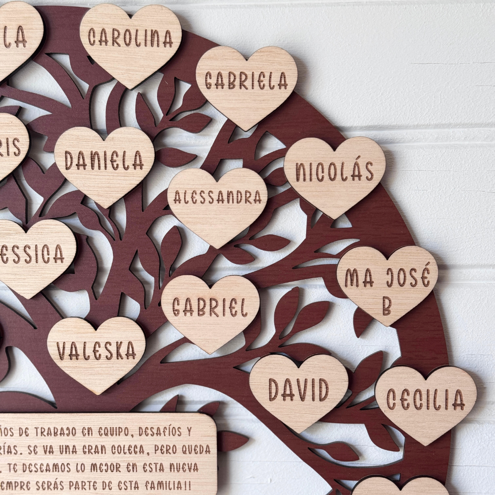 Árbol con Dedicatoria