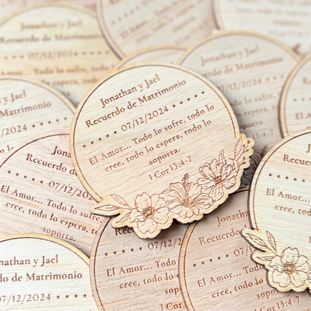 Recuerdos Grabado Personalizado