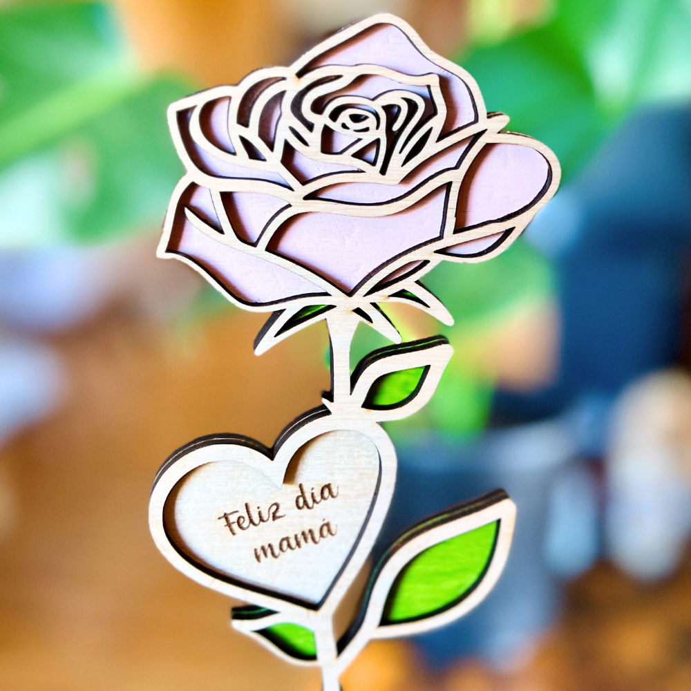 Recuerdos Rosa Grabado