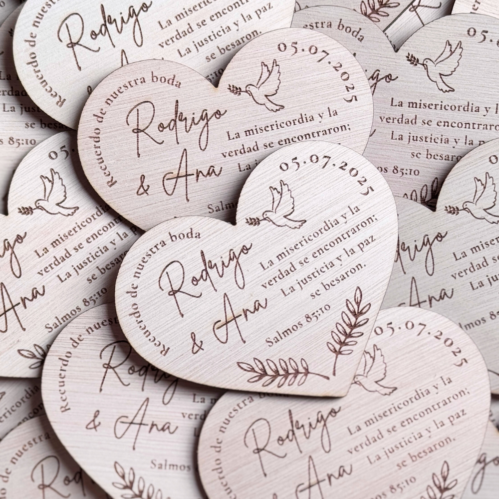 Recuerdos Grabado Corazón