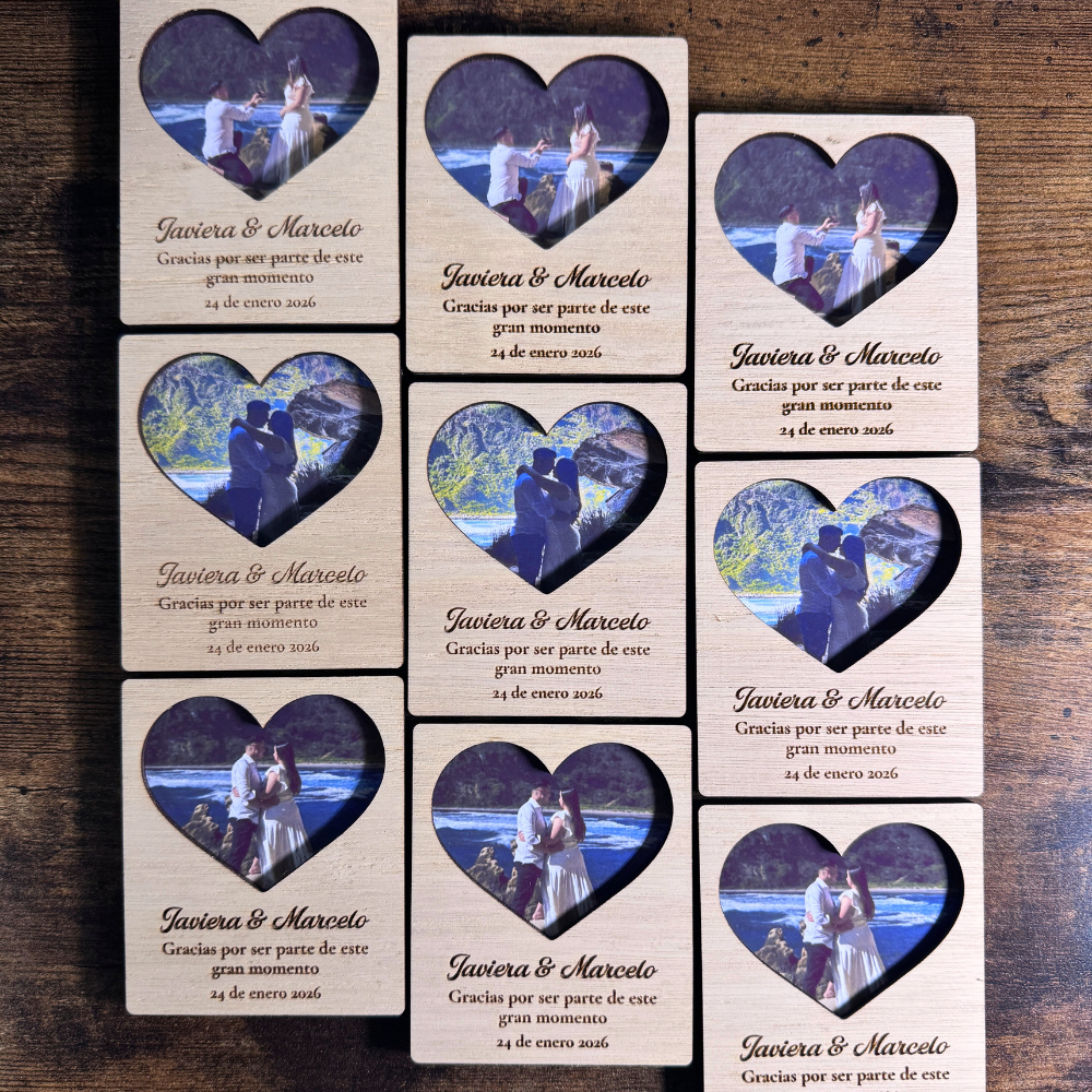 Recuerdos con foto Corazón