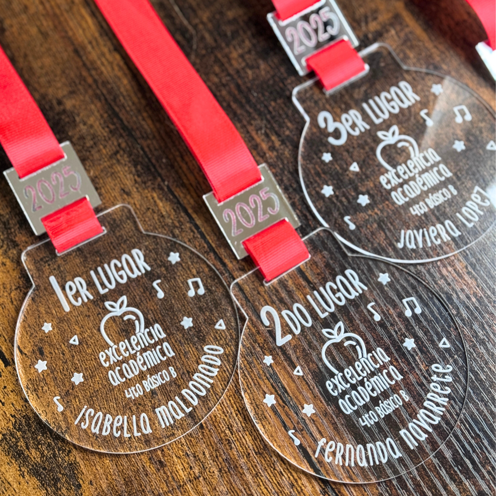 Medallas Personalizadas con Pasador