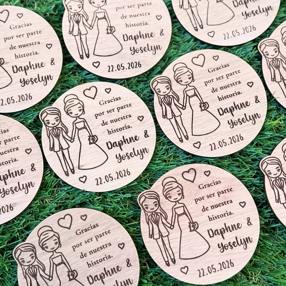 Recuerdos Grabado Novias