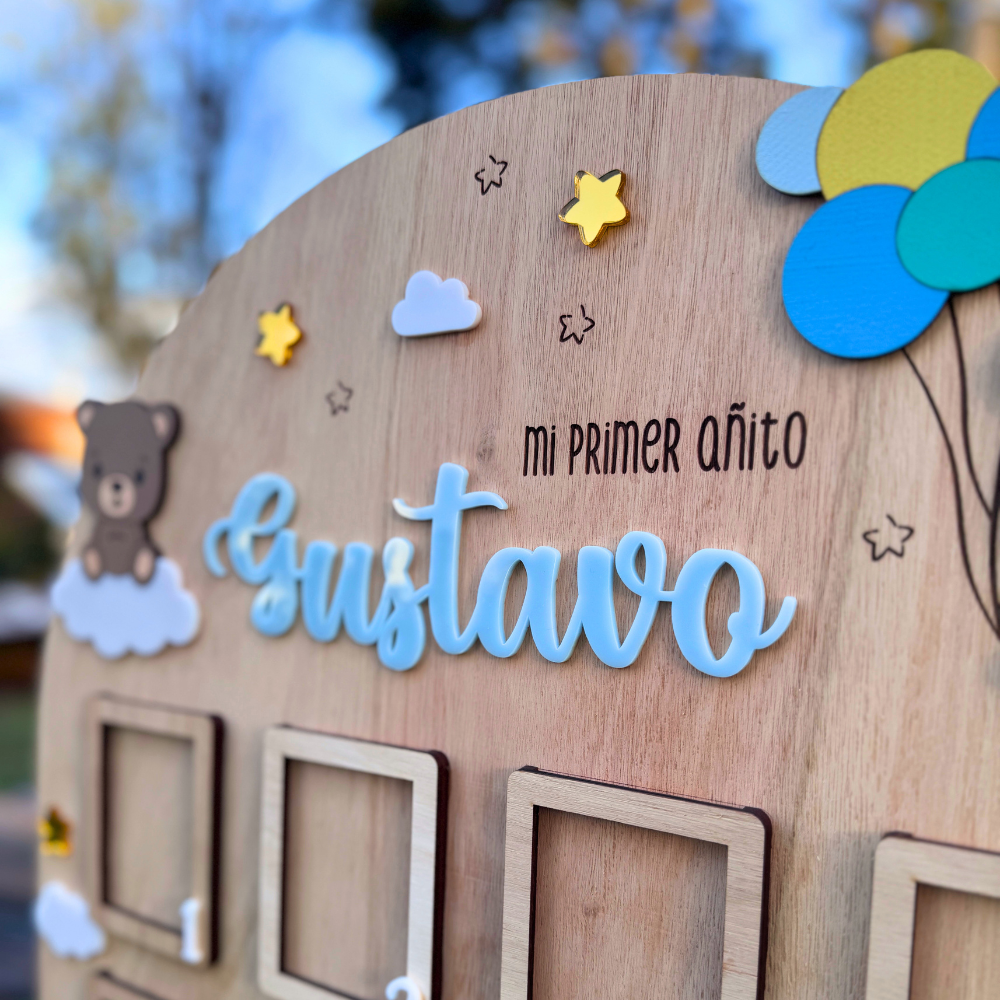 Cuadro Mi Primer Año Ositos