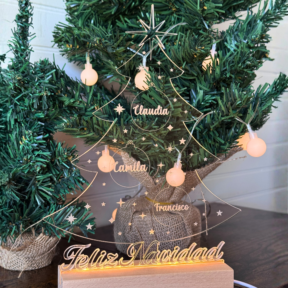 Árbol Navidad Iluminada