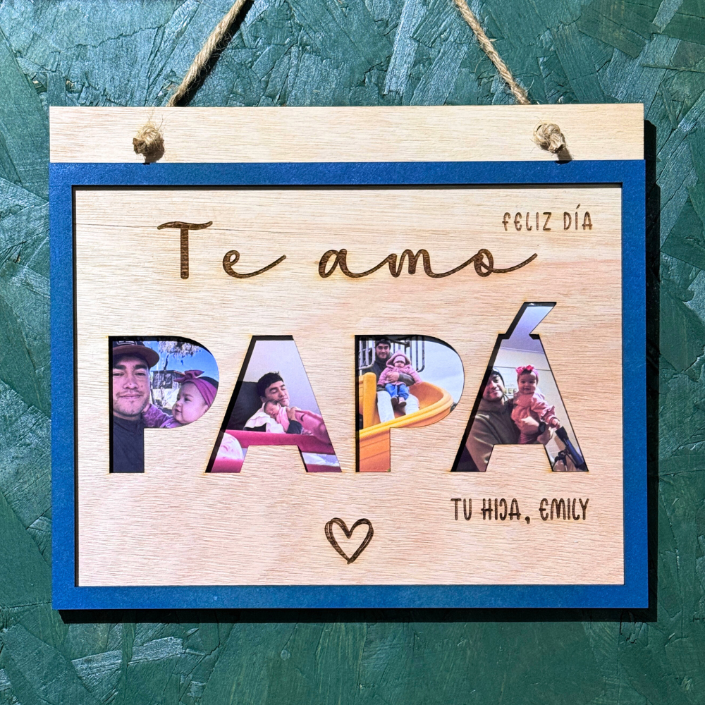Cuadro papá con fotos