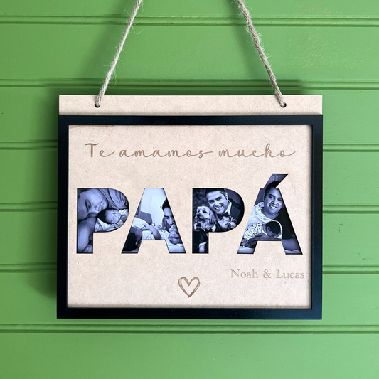 Cuadro papá con fotos