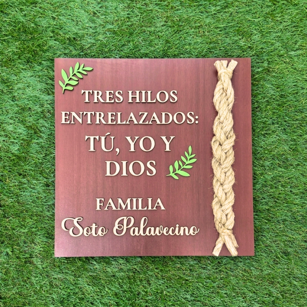 Cartel Cuerda Tres Hilos