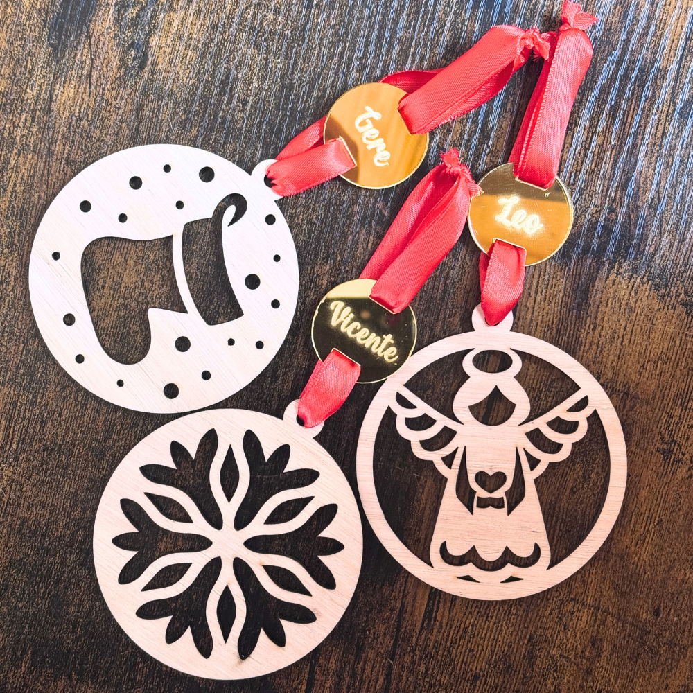 Esferas Navidad con Dijes