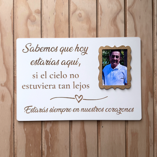 Cartel con marcos para fotos