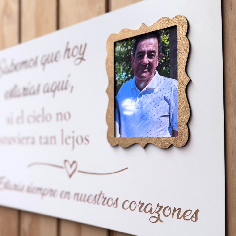 Cartel con marcos para fotos
