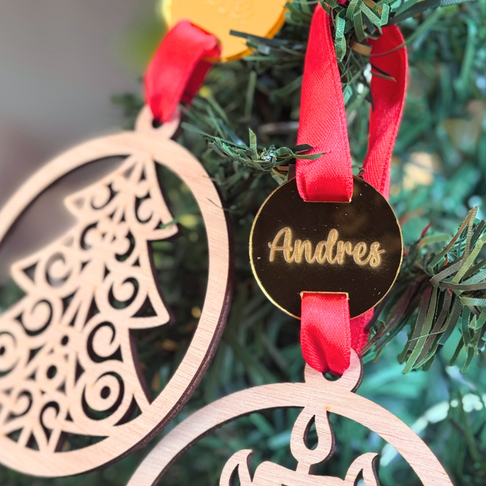 Esferas Navidad con Dijes