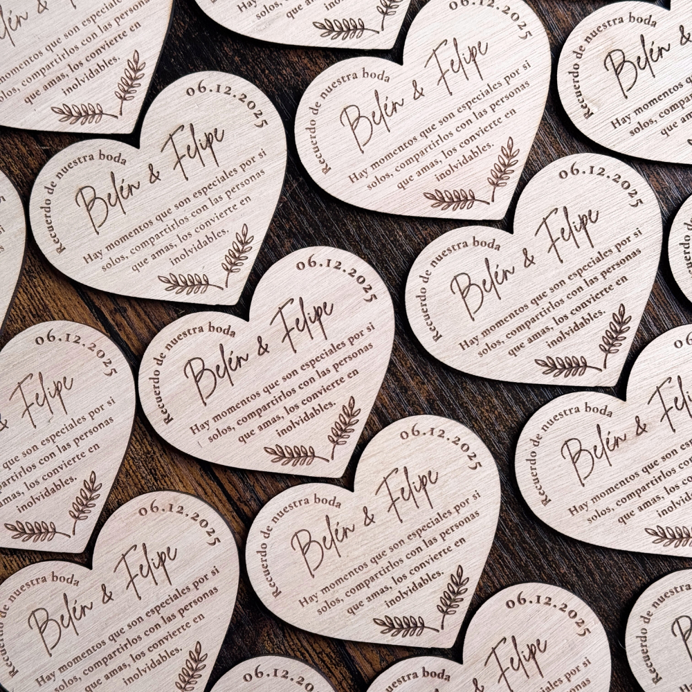 Recuerdos Grabado Corazón