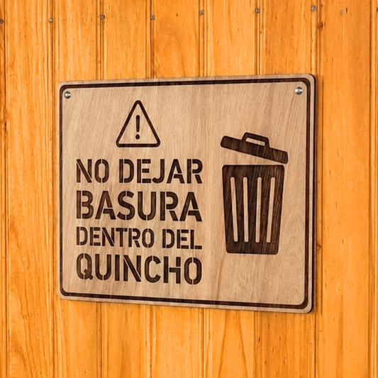 Letrero Locales Grabado