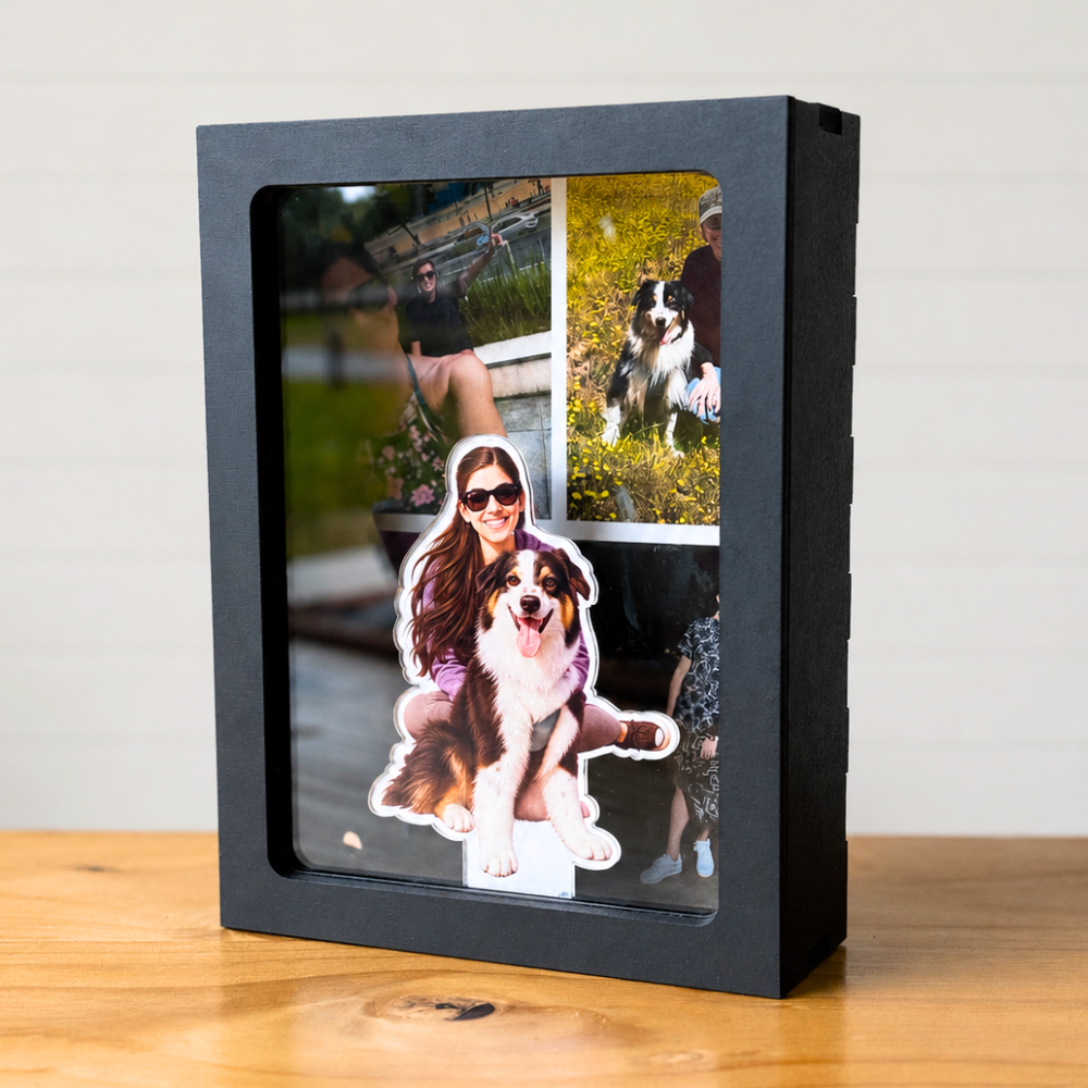 Caja LED con fotos