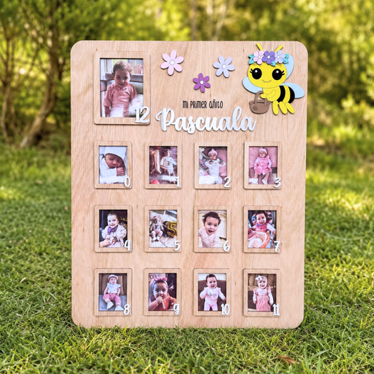 Cuadro Mi Primer Año Abejita Chiquitita