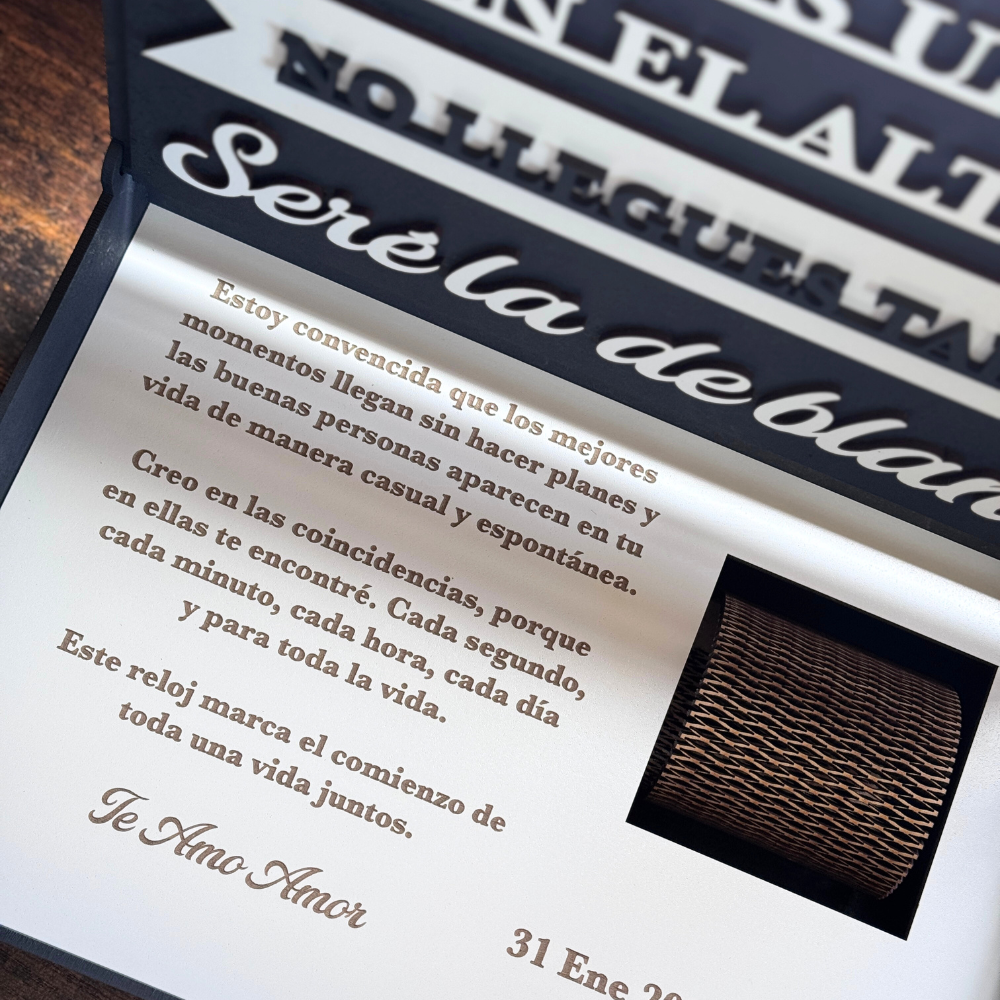 Caja Personalizada para Reloj