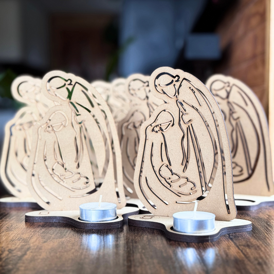 Recuerdos Portavelas Sagrada Familia