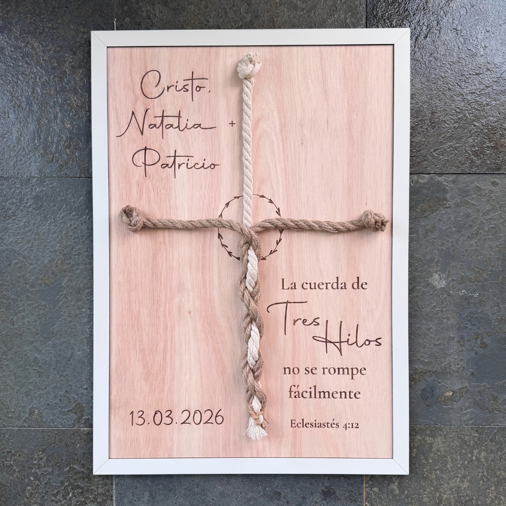 Cartel Cuerda Tres Hilos
