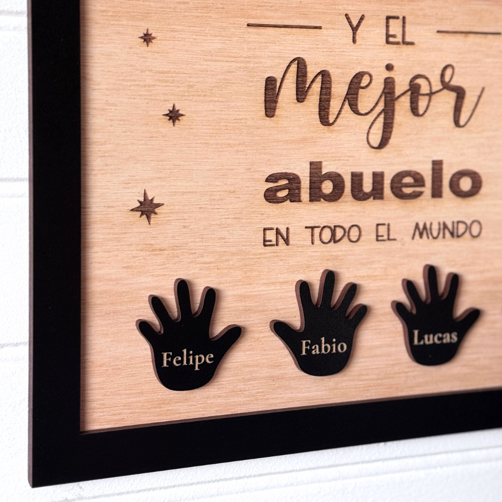 Decoración Padres y Abuelos Manitos