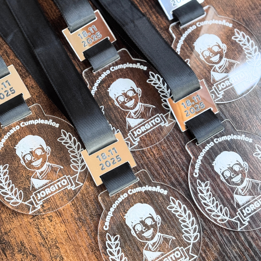 Medallas Personalizadas con Pasador