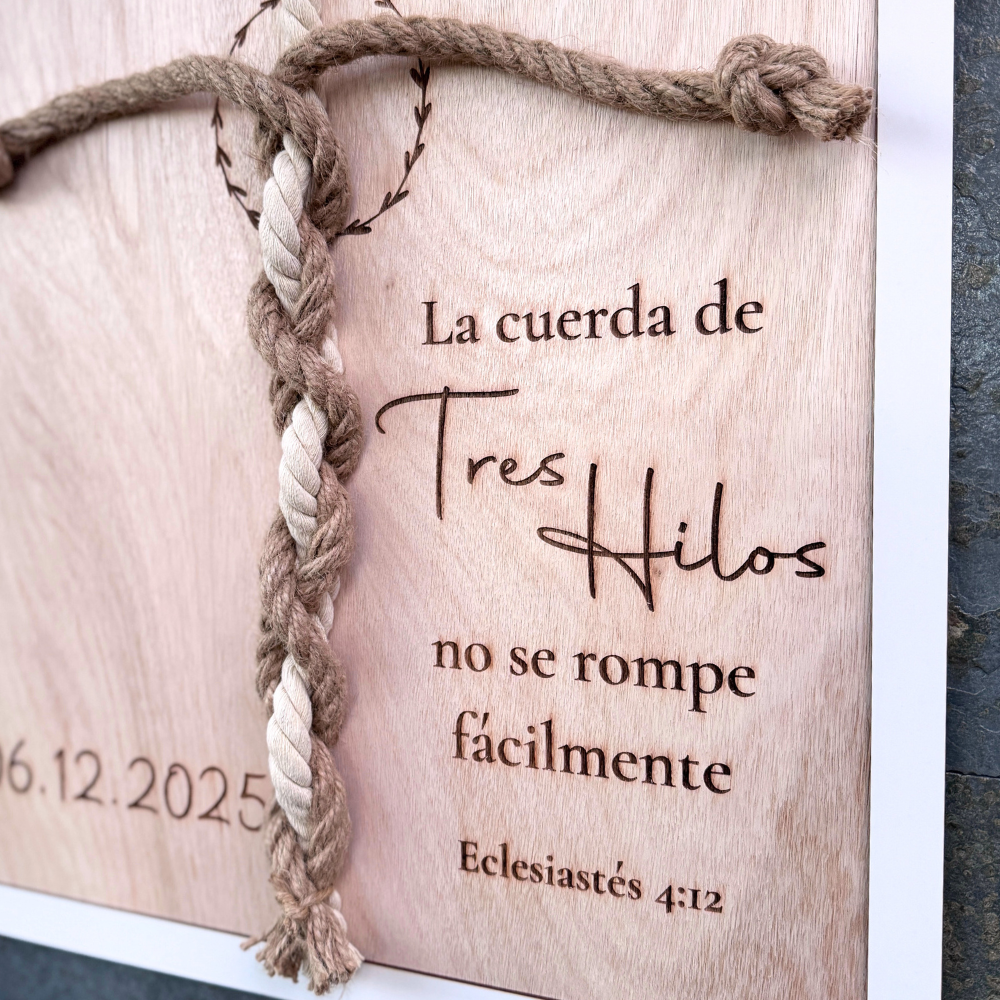 Cartel Cuerda Tres Hilos
