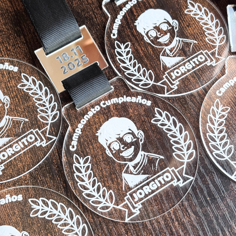 Medallas Personalizadas con Pasador