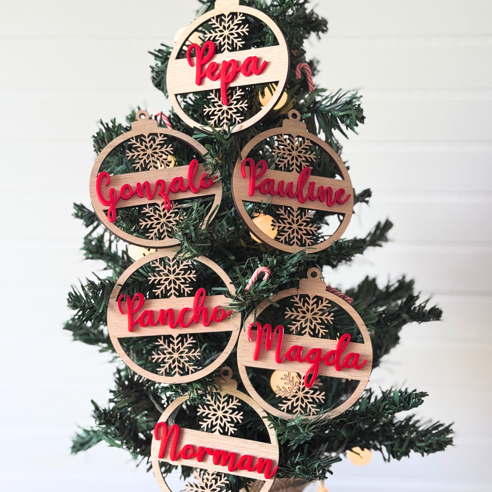 Esferas Navidad (relieve color)