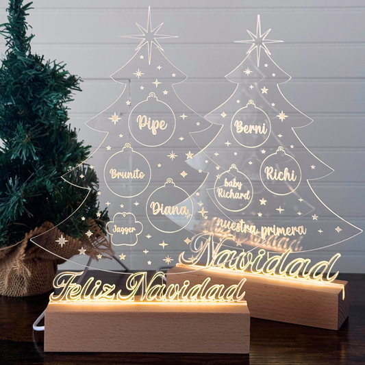 Árbol Navidad Iluminada