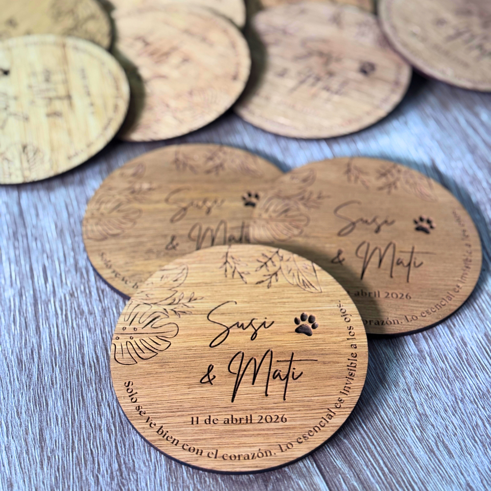 Recuerdos Posavasos Personalizados