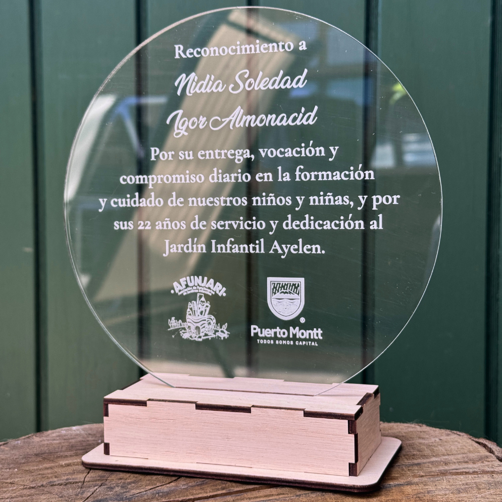 Galvano Circular Base Caja