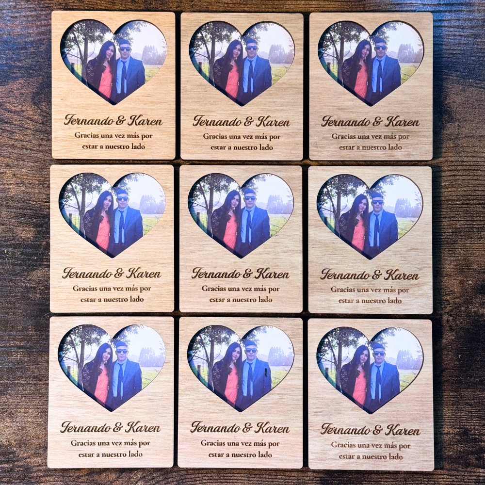 Recuerdos con foto Corazón