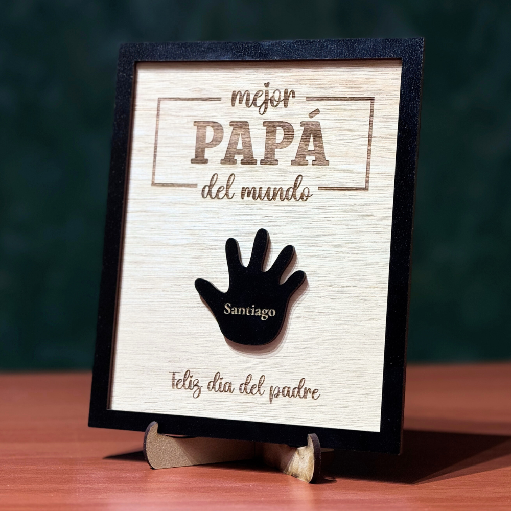Decoración Mejor Papá Manitos