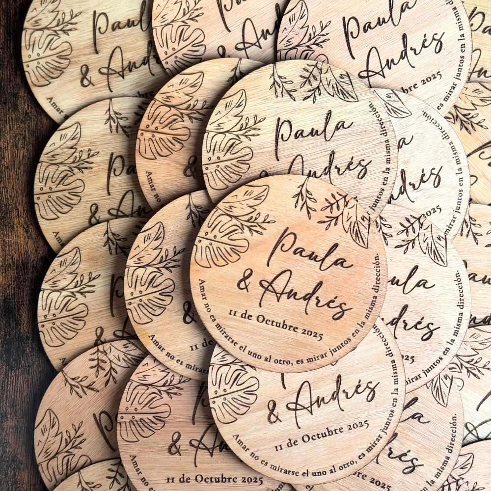 Recuerdos Posavasos Personalizados