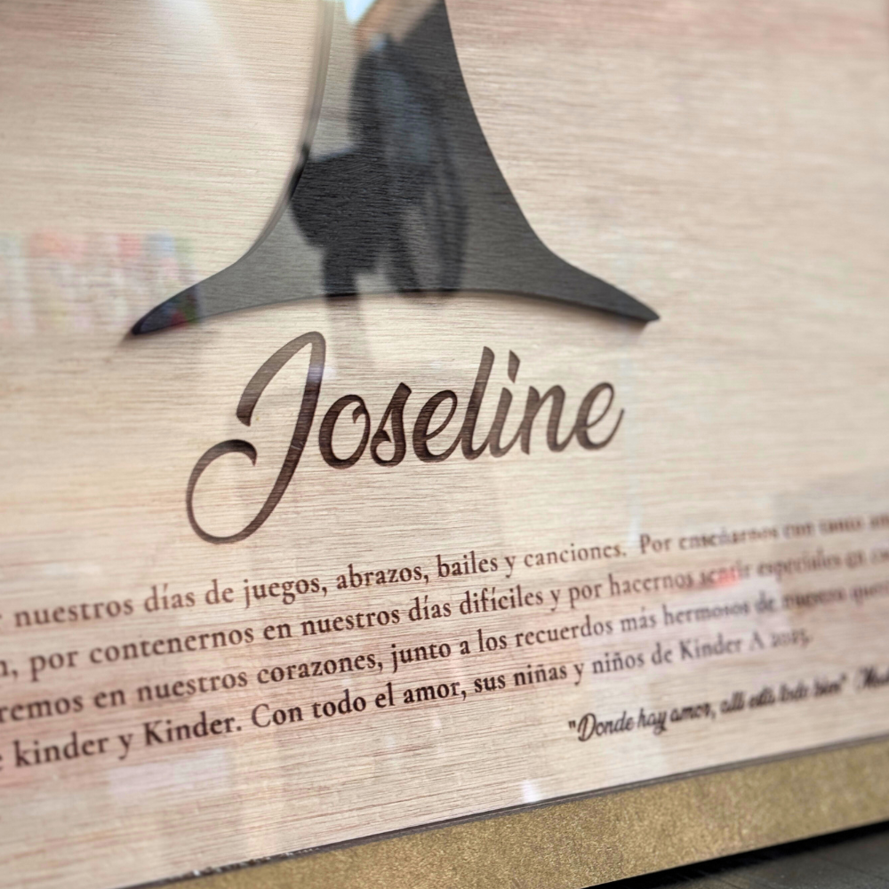 Cuadro con Árbol + dedicatoria