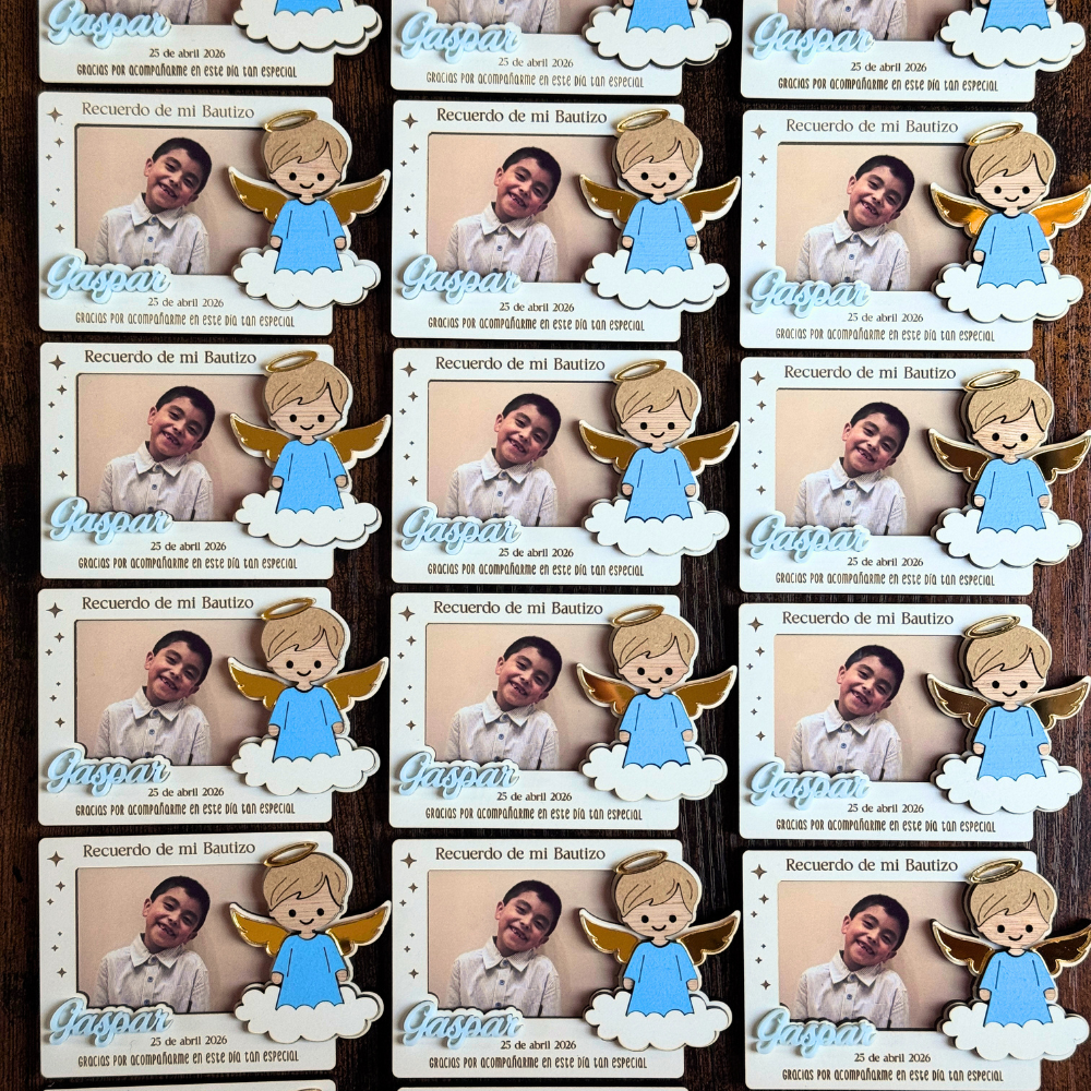 Recuerdos Angelitos con foto