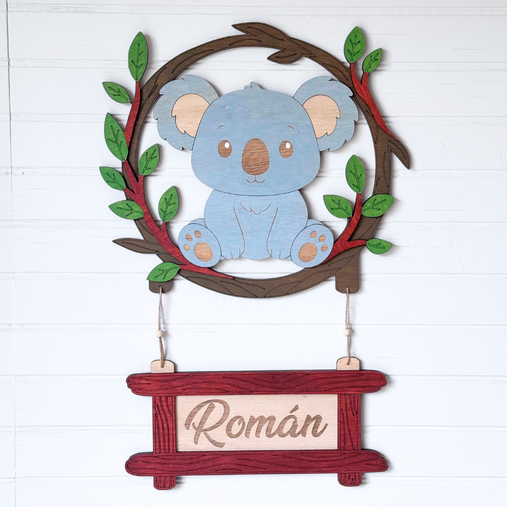 Cartel Nombre Koala