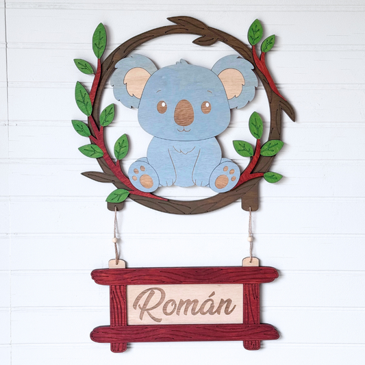 Cartel Nombre Koala